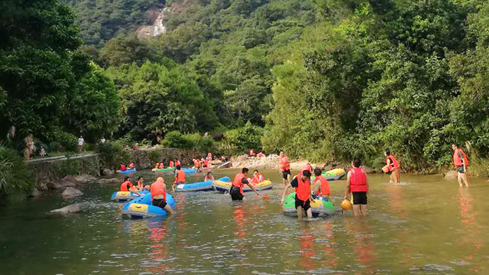 弘欣顺全体员工广州白水寨旅游